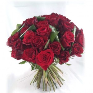 SAINT VALENTIN - Bouquet de roses rouges